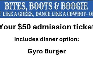 1 Admission with The Gyro Feta Burger